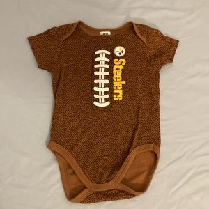 Brand new never worn Steelers onesie